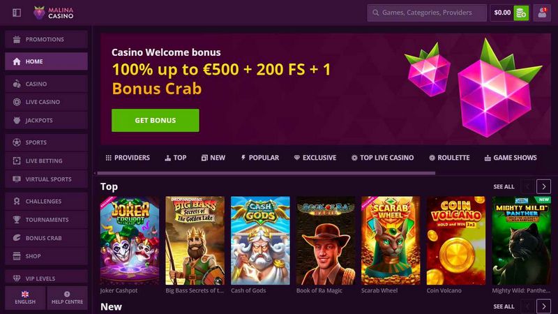 Malina Online Casino Testbericht Malina Online Casino Testbericht
